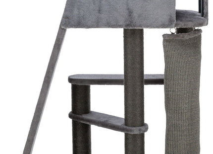 Trixie Kratzbaum Active – grau, 122 cm, mit Rampe