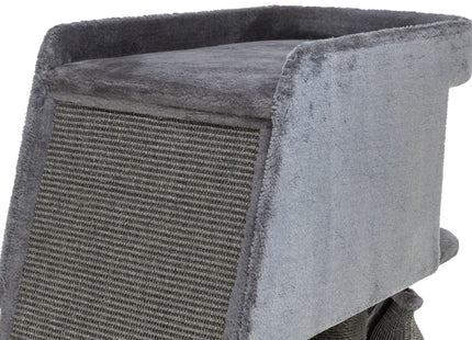 Trixie Kratzbaum Active – grau, 122 cm, mit Rampe