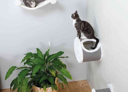 Trixie Hängematte – Wandmontage, weiss/grau, bis 5 kg