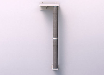 Trixie Wand-Set 1, Stamm mit Wandhaltern, weiss/grau