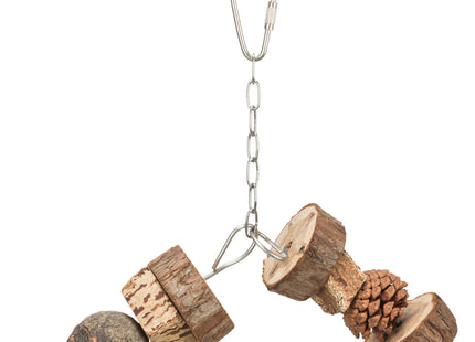 Trixie Ringschaukel, Holz/Tannenzapfen