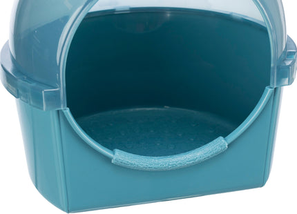 Trixie Badehaus rund blau – Vogelbad, 20×20×17.5 cm