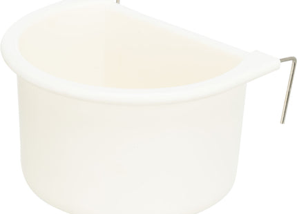 Trixie Hängenapf für Hunde und Katzen - Edelstahl Napf zum Aufhängen - Fressnapf für Haustiere mit rutschfester Halterung