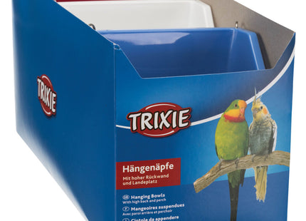 Trixie Hängenapf mit Drahthalter aus Kunststoff, 200 ml, 12 Stück