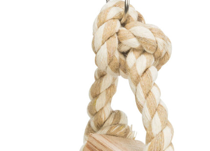 Trixie Bogenschaukel aus Holzklötzen