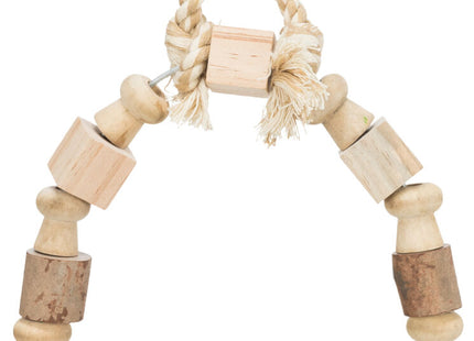 Trixie Bogenschaukel aus Holzklötzen