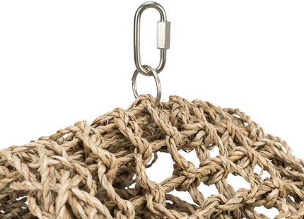 Trixie Seegras Zelt – Aufhängbares Vogelzelt naturfarben