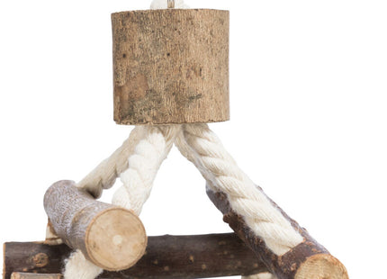 Trixie Leitergerüst Naturholz 12 Sprossen 34 cm