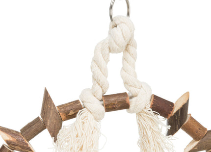 Trixie Schaukel Naturholz - Hochwertige Schaukel für Haustiere aus Naturholz