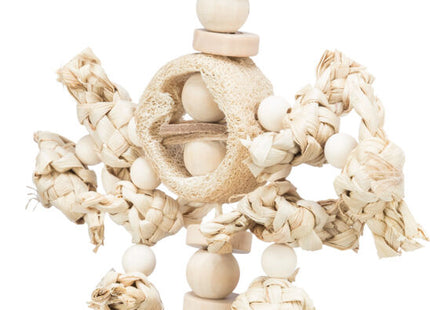 Trixie Naturspielzeug – Bananenblätter Holz Luffa 42cm