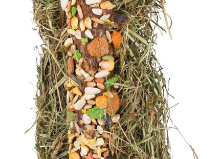 Trixie Holzturm mit Heu und Knusperstange, 13x17x13cm