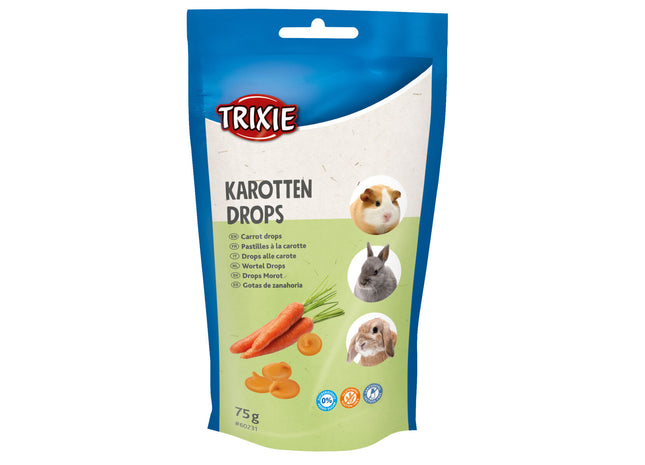 Trixie Karotten Drops - 12 x 75 g Nagersnack