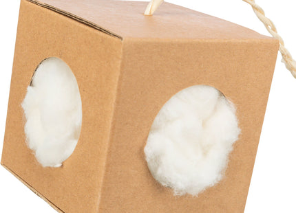 Trixie Box mit Nistmaterial - Kapok, Pappe, 9x9x9cm