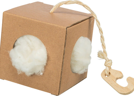 Trixie Box mit Nistmaterial - Kapok, Pappe, 9x9x9cm