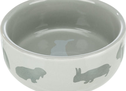 Trixie Keramiknapf - 80ml Hamster, weiss mit Motiv