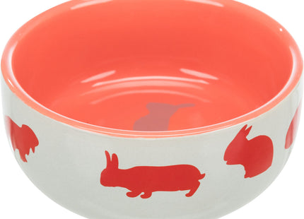 Trixie Keramiknapf - 80ml Hamster, weiss mit Motiv