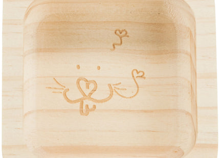 Trixie Holznapf – Napf für Nager, 60 ml