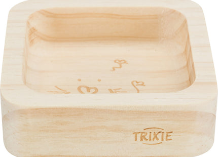 Trixie Holznapf – Napf für Nager, 60 ml