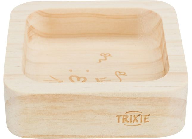 Trixie Holznapf – Napf für Nager, 60 ml