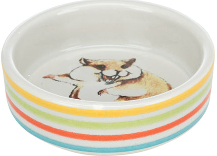 Trixie Keramiknapf - Hamster, bunt/creme, 80ml