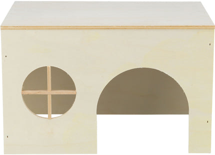 Trixie Meerschweinchenhaus – grosses Holzhaus mit Dach