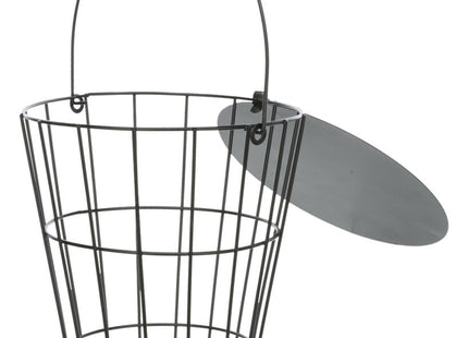 Trixie Heuraufe mit Deckel, metall 21cm