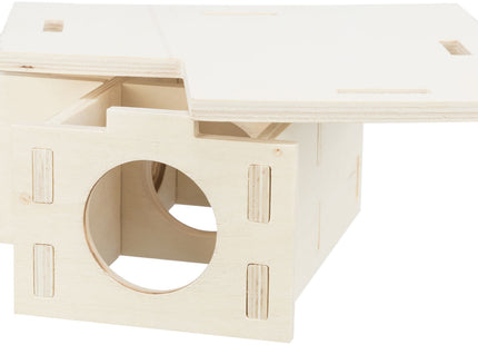 Trixie Mehrkammerhaus - Nagerhaus, Holz, 3 Kammern