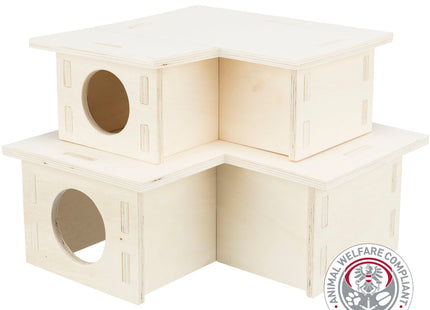 Trixie Mehrkammerhaus - Nagerhaus, Holz, 3 Kammern