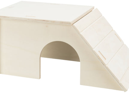 Trixie Haus Bent - Nagerhaus Holz 40x18cm