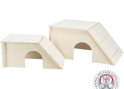 Trixie Haus Bent - Nagerhaus Holz 40x18cm