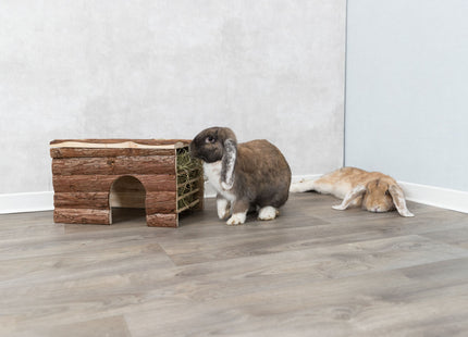 Trixie Natural Living Haus Ila, mit Raufe, Kaninchen