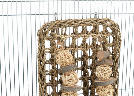 Trixie Seegras-Matte mit Spielzeugen, 18×30 cm