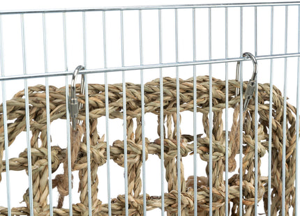 Trixie Seegras-Matte mit Spielzeugen, 18×30 cm