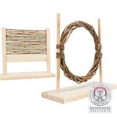 Trixie Agility-Set – Holz, Hürde und Ring