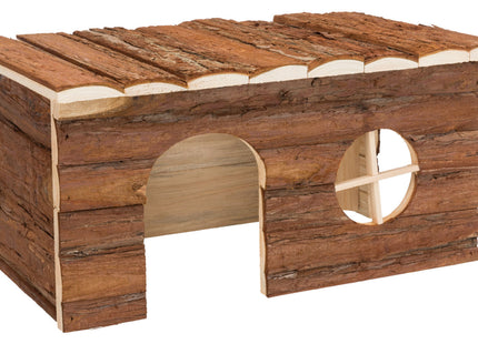 Trixie Blockhaus Jerrik – Nagerhaus aus Rindenholz