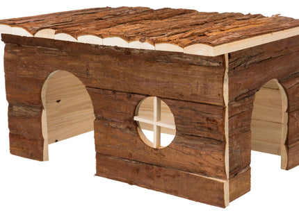 Trixie Blockhaus Jerrik – Nagerhaus aus Rindenholz