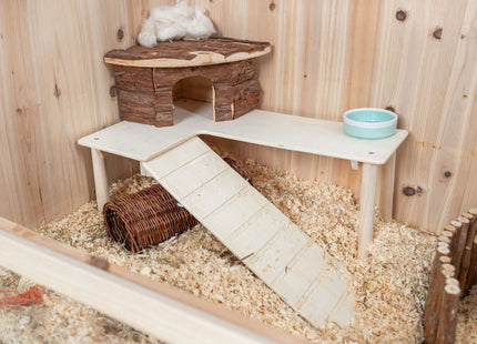 Trixie Plattform mit Rampe - Holz, 47×25×30 cm