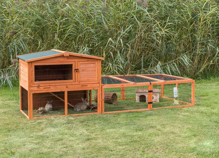 Trixie Natura Freilaufgehege - Holzrahmen, Metallgitter