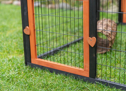 Trixie Natura Freilaufgehege - Kleintiergehege schwarz braun