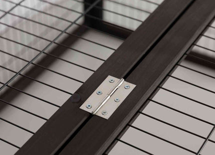 Trixie Natura Freilaufgehege - Kleintiergehege schwarz braun