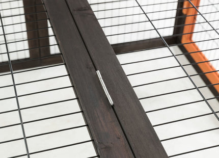 Trixie Natura Freilaufgehege - Kleintiergehege schwarz braun