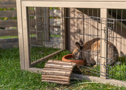Trixie Natura Kleintierstall – Holz, mit Freilaufgehege