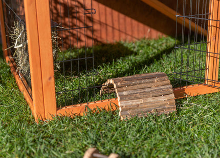 Trixie Natura Kaninchenstall - mit Freigehege, braun