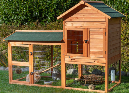Trixie Natura Kaninchenstall - braun, gross