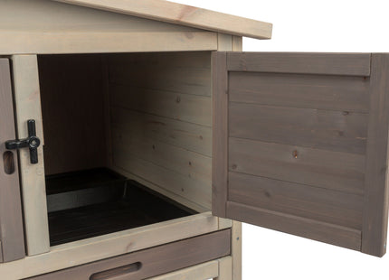 Trixie Natura Kleintierstall - Kleintierstall grau/braun