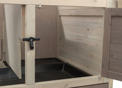 Trixie Natura Kleintierstall - Kleintierstall grau/braun