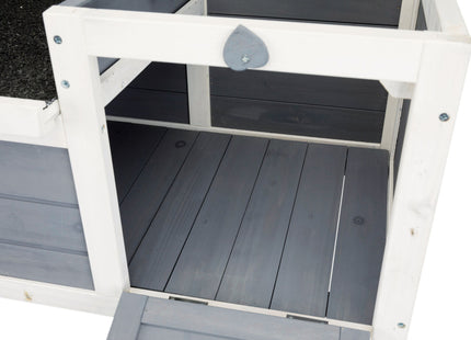 Trixie Natura Kleintierhaus – Kleintierhaus weiss/grau