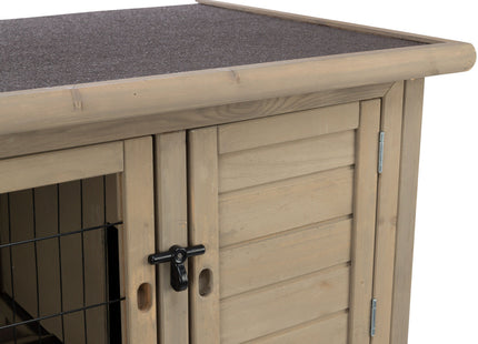 Trixie Natura Kleintierstall - 2-stöckig, grau