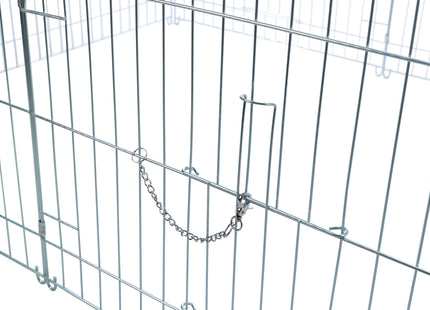 Trixie Natura Freilaufgehege - verzinktes Metall, 144x116x58cm