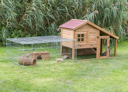 Trixie Natura Freilaufgehege - verzinktes Metall, 144x116x58cm